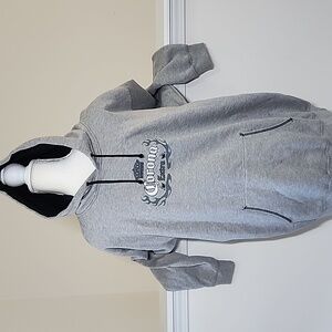 Vintage Corona Extra Official 2005 hooded sweatshirt by Hybrid Tees grey XL NWOT